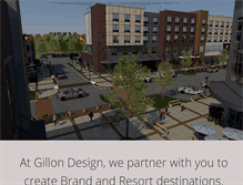 Tablet Screenshot of gillondesign.com
